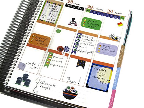 Monthly Planner Stickers Rainbow Gift Present Stickers Planner Labels Compatible with Erin Condren Vertical Life Planner - 104 Stickers