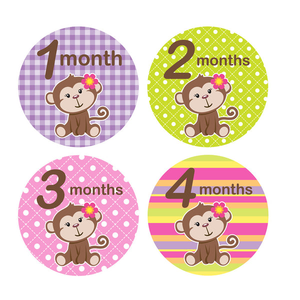 Spring Time Baby Month Stickers – INKtropolis