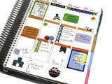 Monthly Planner Stickers Pencil School College Life Stickers Planner Labels Compatible with Erin Condren Vertical Life Planner planner sticker - INKtropolis