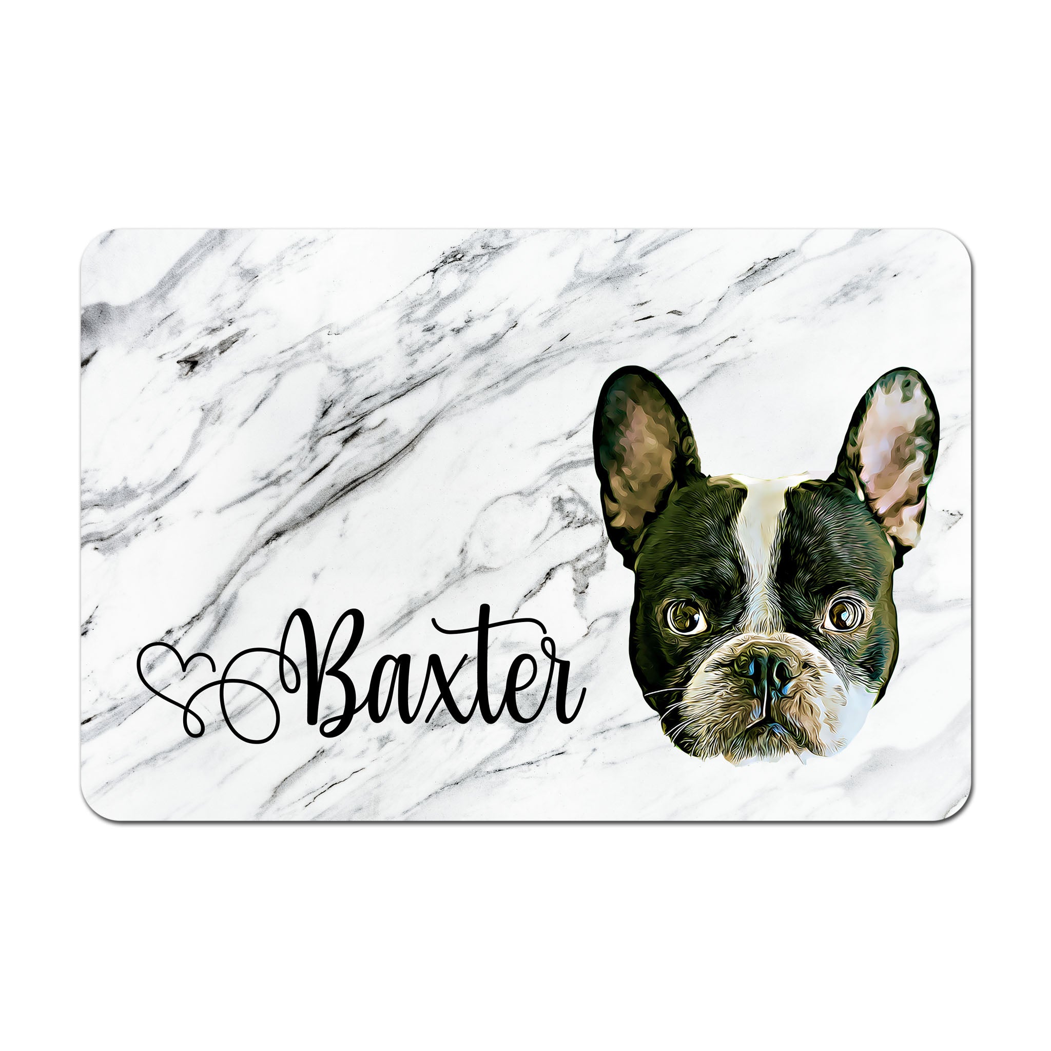 Custom Pet Portrait Dog Feeding Mat