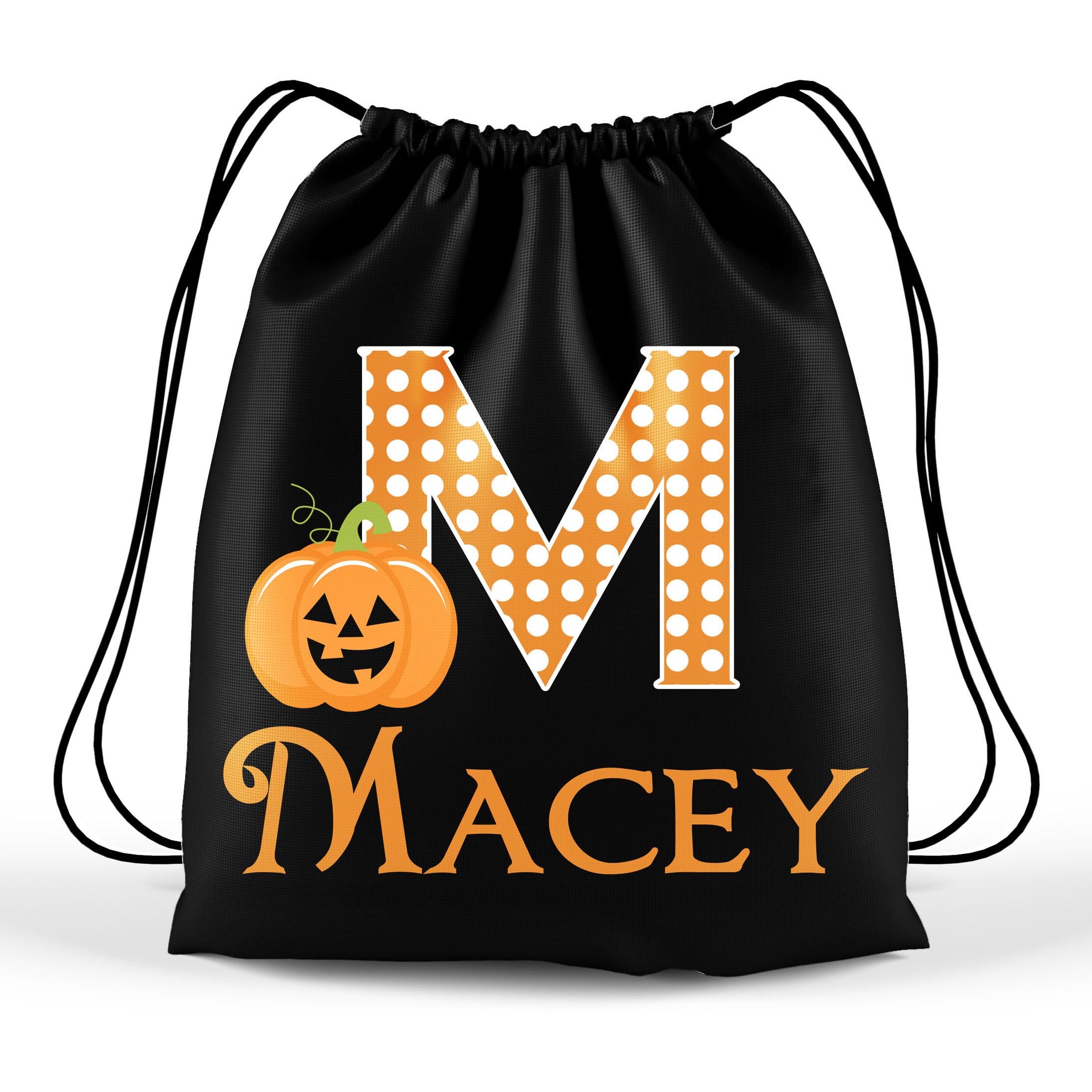 Halloween Monogram Tote Bag